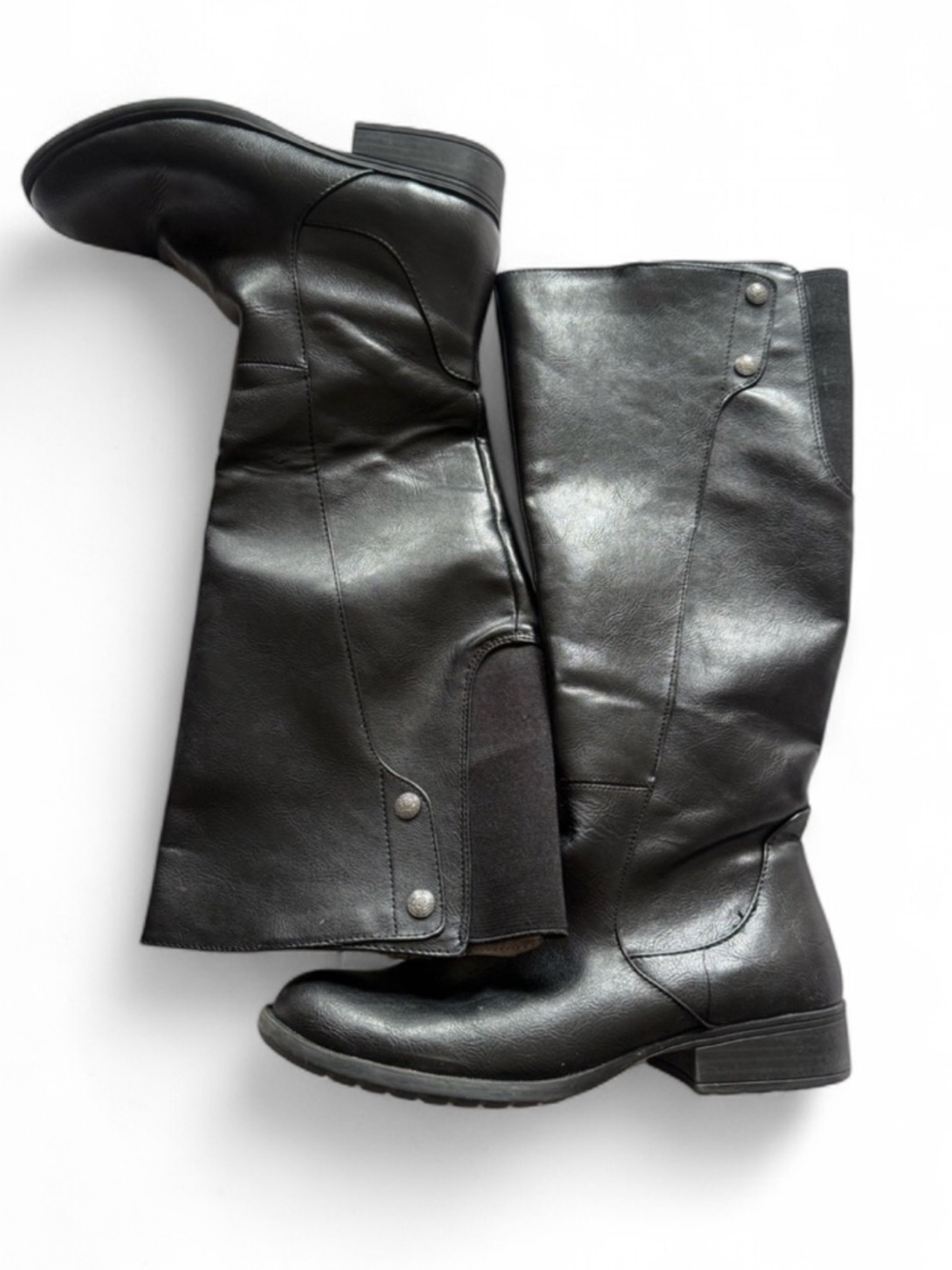Life Stride Elegant Black Over the Knee Boots